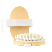 Wood Massage Wash Hair Brush Cellulite And Improved Lymphatic Drainage Shower Bathe Skin Clean Airbag Body Massage Brush