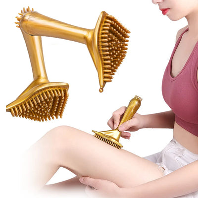 Massage Meridian Brush Anti-Cellulite Triangle Massage Brush For Body Slimming Spa Bath Exfoliat Cellulite Massage Brush