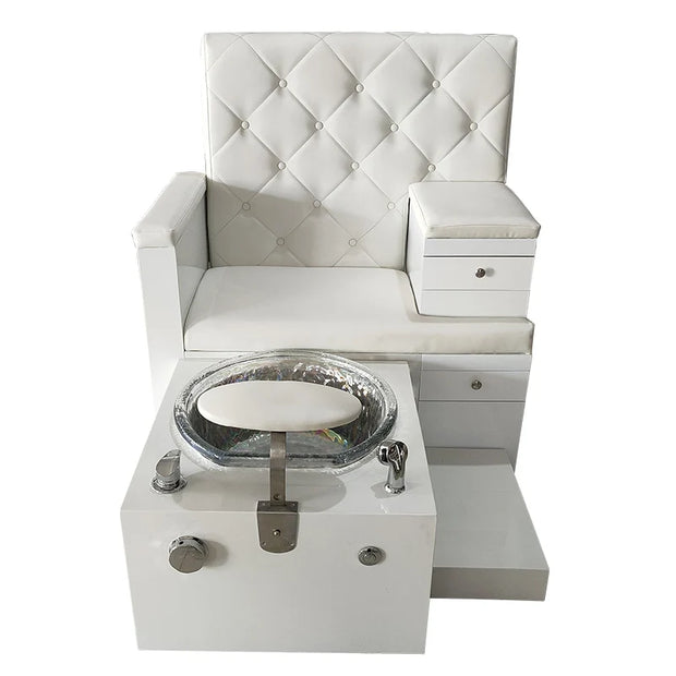 Multifunctional Nail Salon Chair With Convenient Storage Foot Care and Foot Spa Massage Sofa Chair